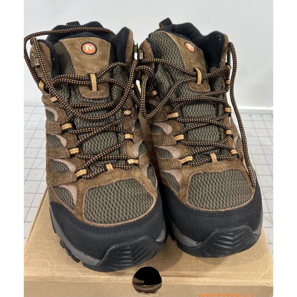 Merrell Moab 3 Mid Waterproof Hiking Boots Men's Sz. 8.5 Wide (EE) New - Picture 2 of 8